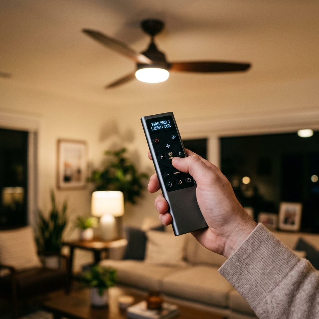 Handheld Smart Ceiling Fan Remote