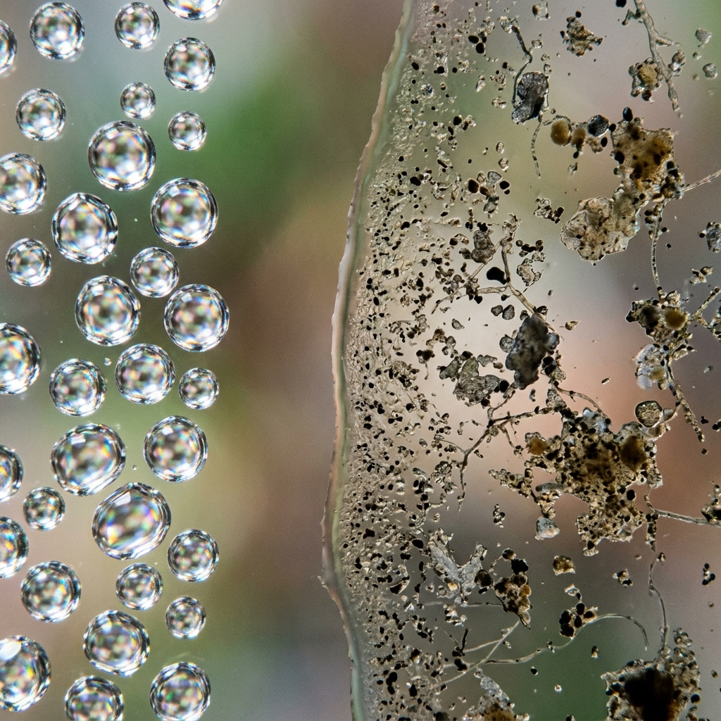 Microscopic Contaminant Illustration
