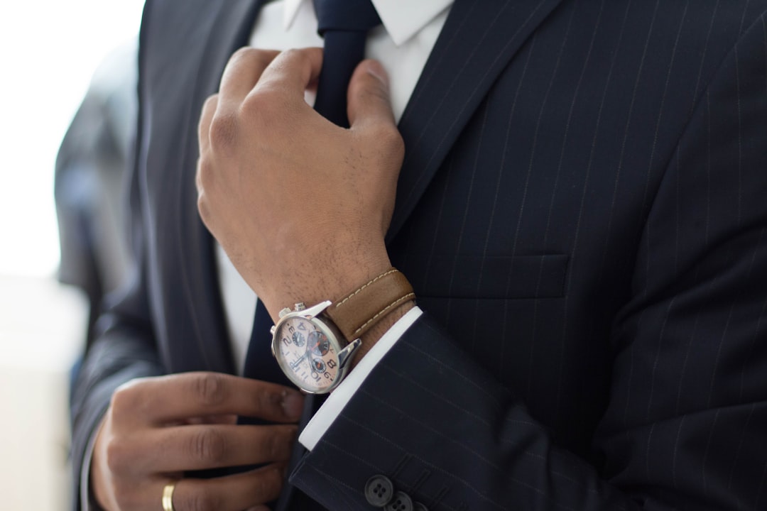Gentleman wearing watch
