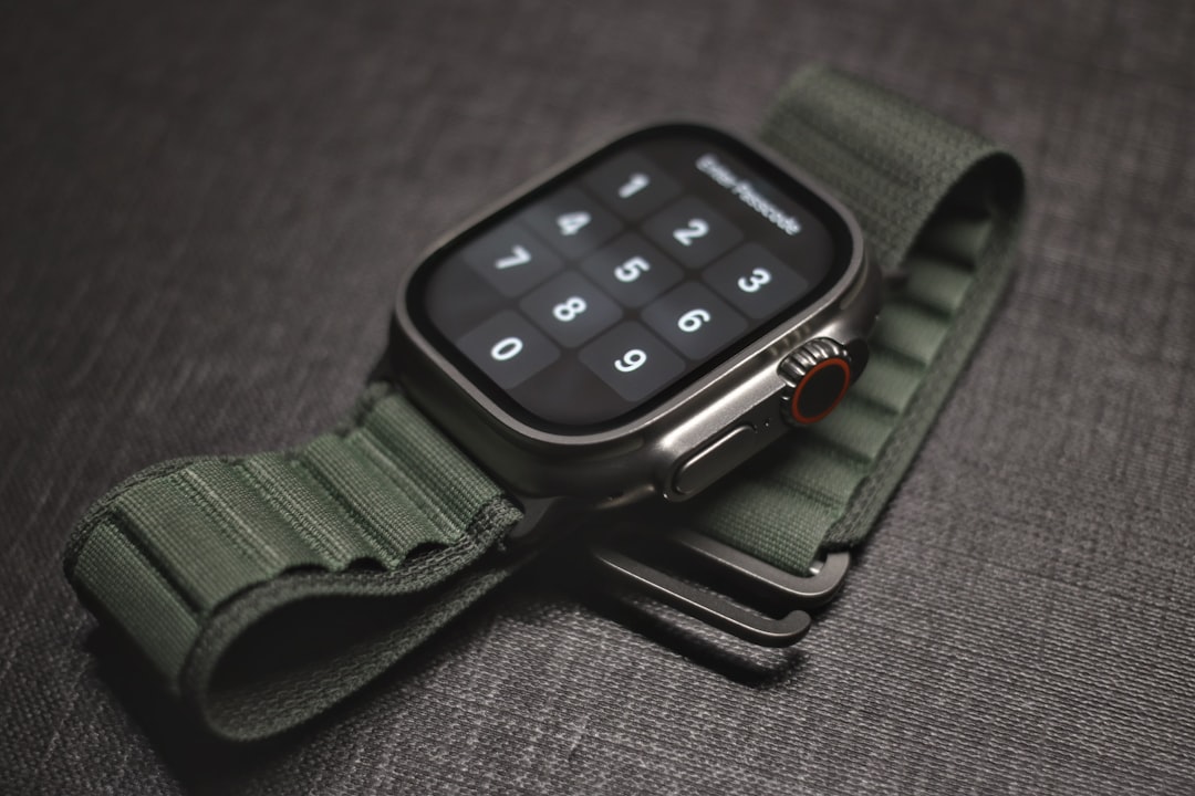 Close Up of Smartwatch Band Detail